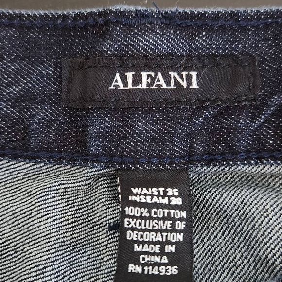 Alfani Straight Leg Jeans Size 36X30 - Picture 6 of 9